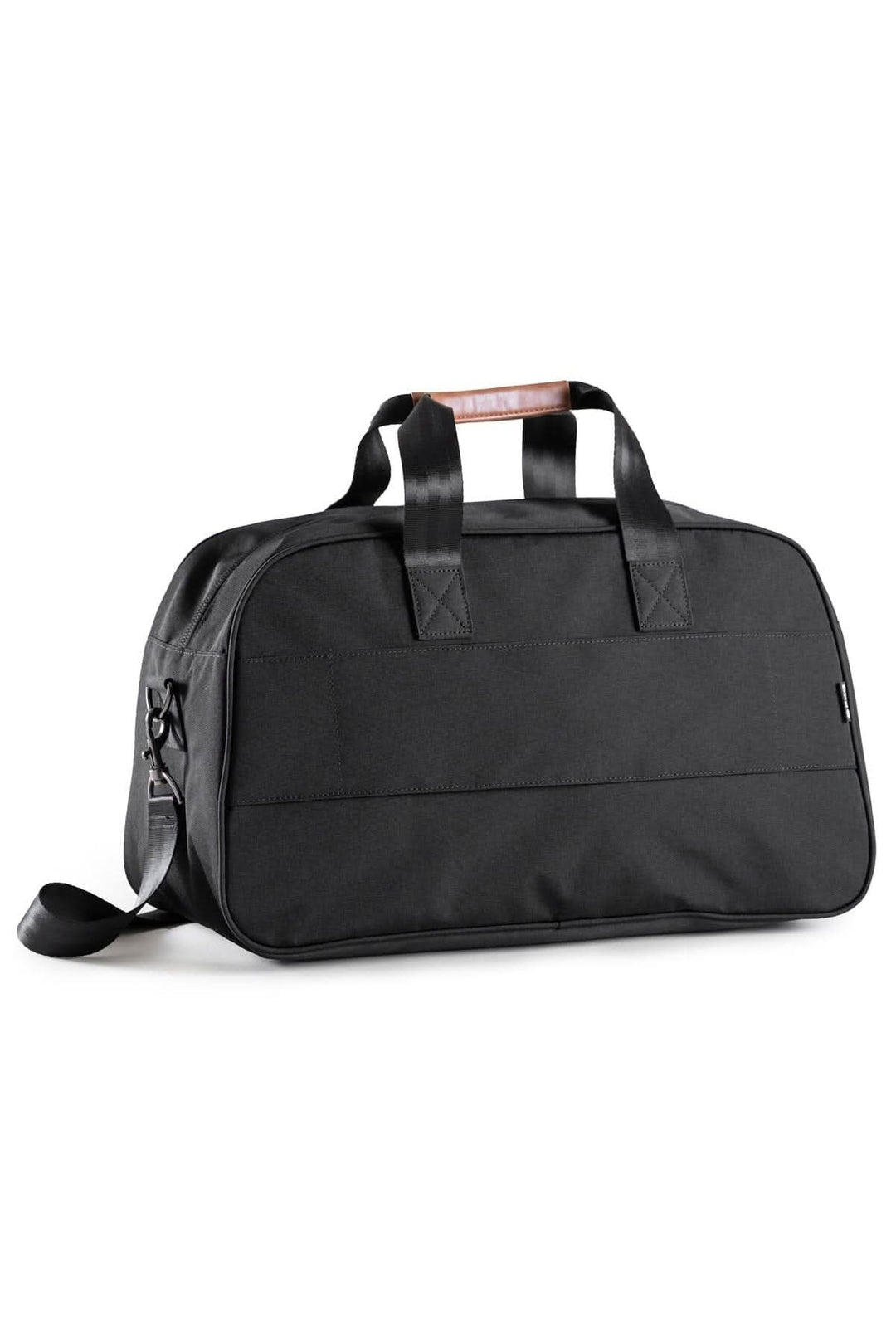 Sac de sport recyclé noir 26L Westmount avec poignées et sangle rembourrée, idéal pour le transport quotidien.