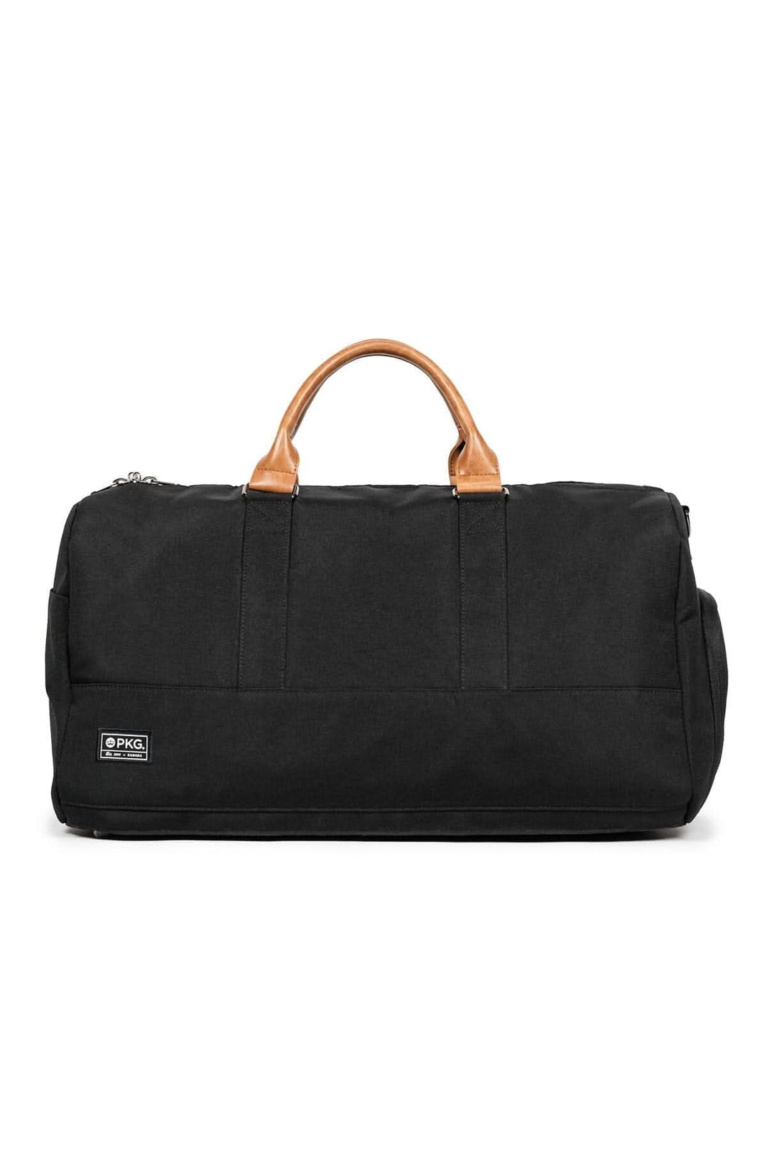 Sac de sport recyclé 42L PKG Bishop, résistant à l'eau, avec poignées en cuir synthétique pour un transport facile.