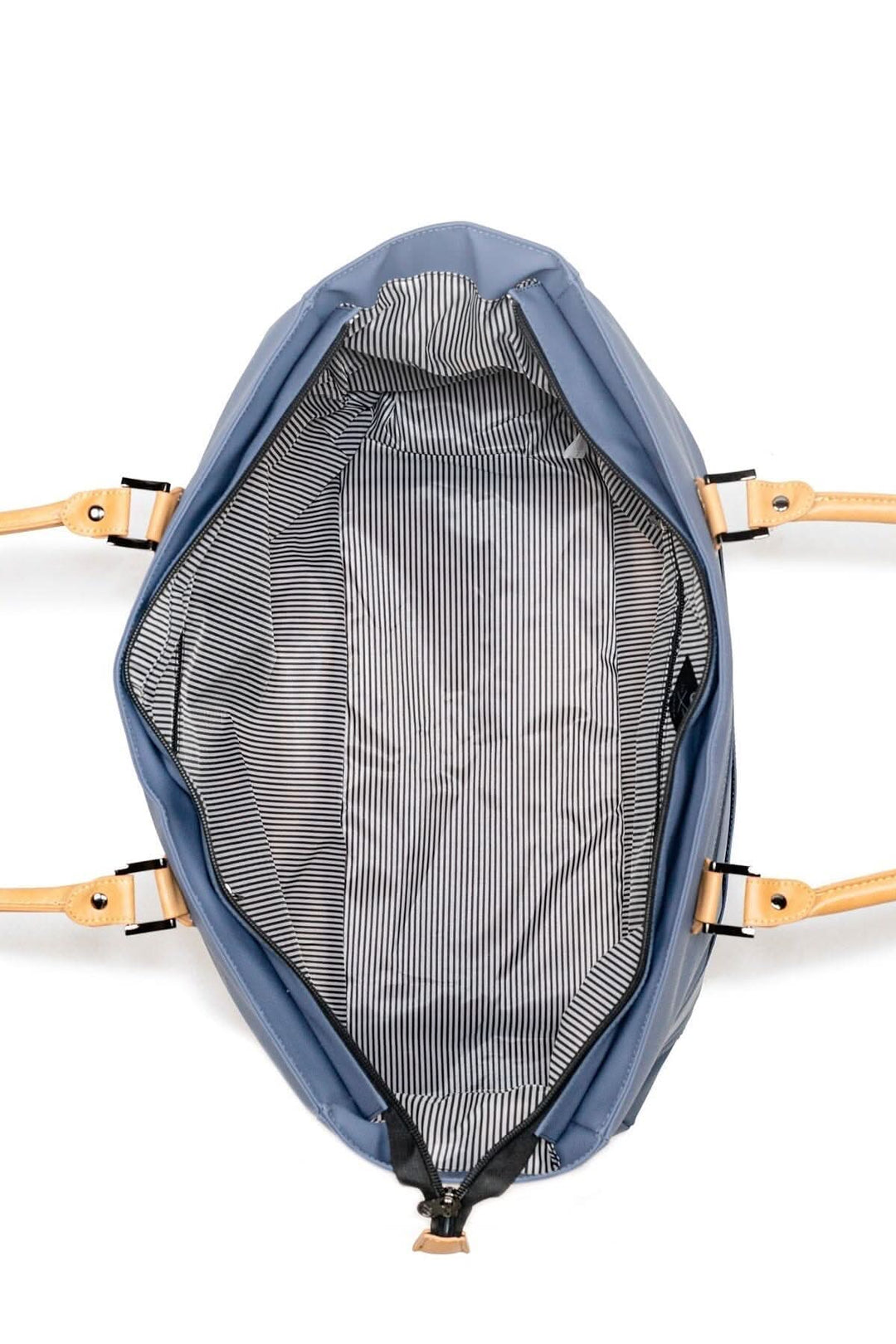 Sac fourre-tout recyclé 33L Georgian, intérieur rayé, idéal pour voyages et excursions.
